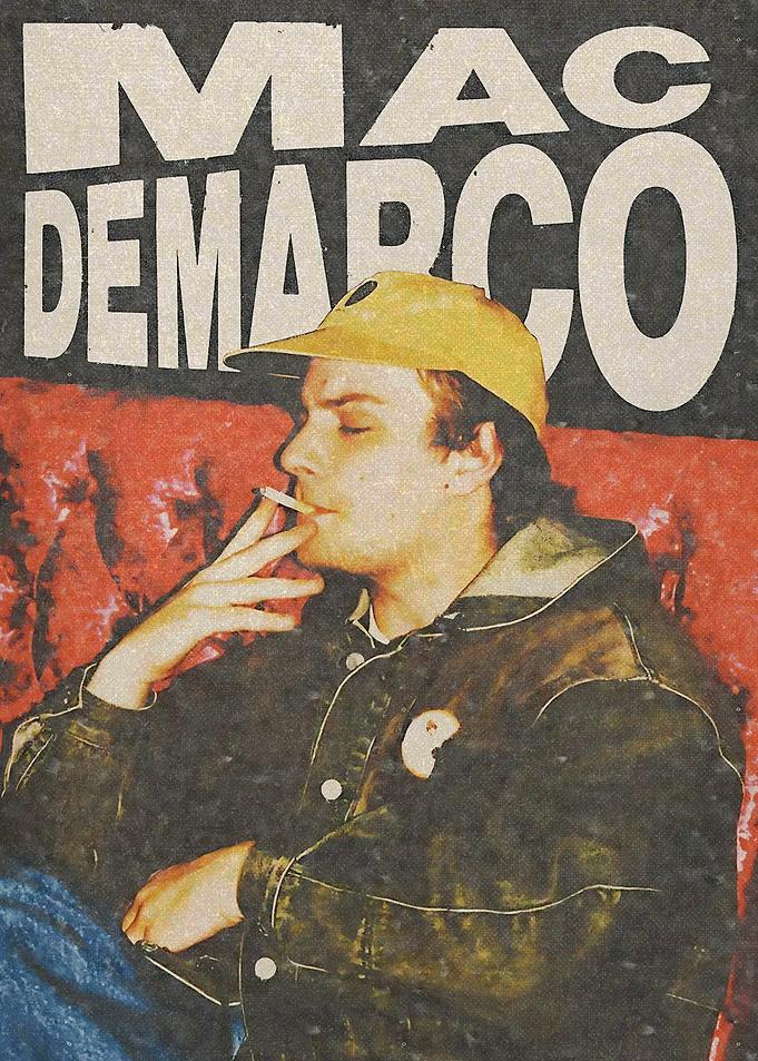 Mac DeMarco Smoking on Couch