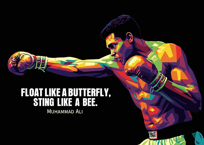 Muhammad Ali 'Float like a Butterfly'