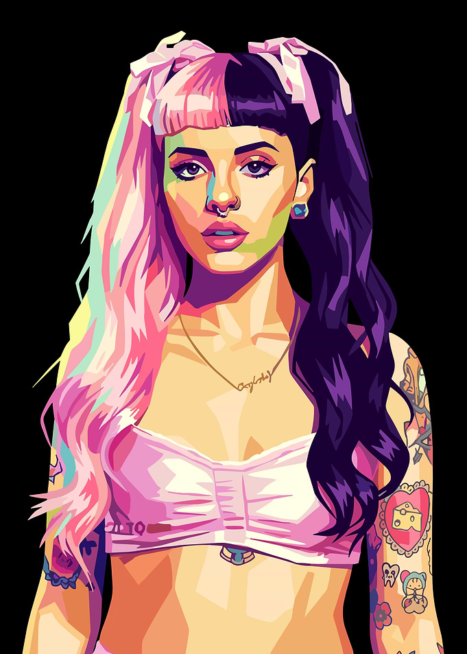 Melanie Martinez Pop Art Portrait