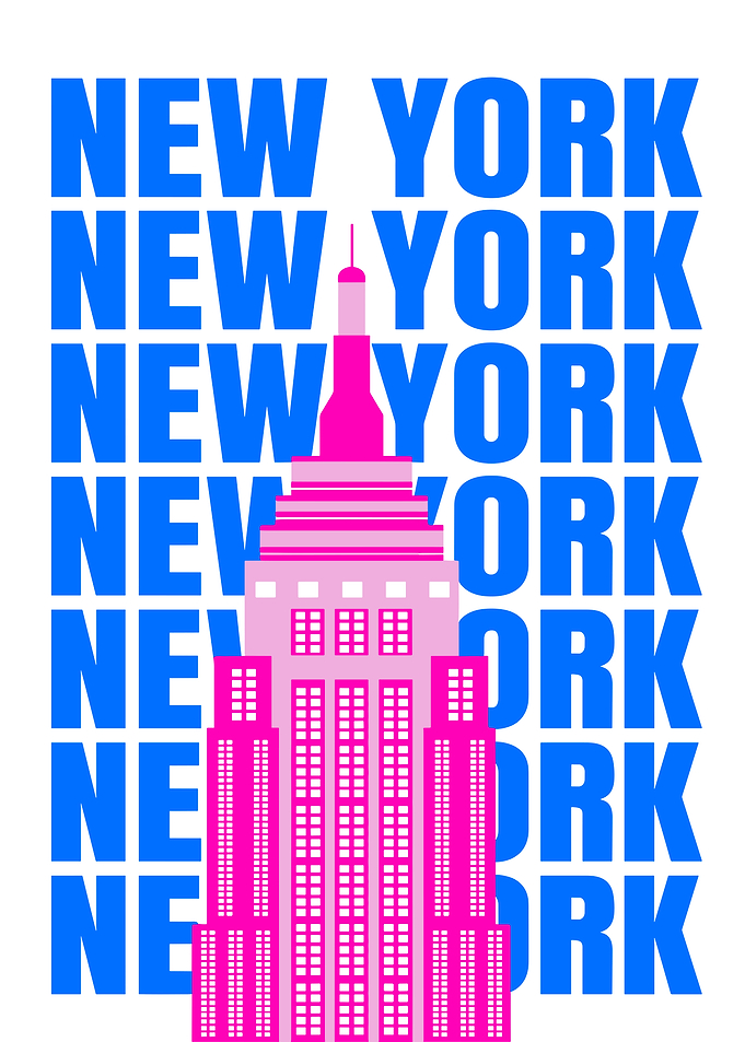 New York Cityscape with Empire State Building