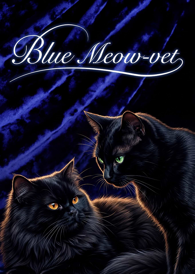 Blue Velvet Cat Parody Movie Poster