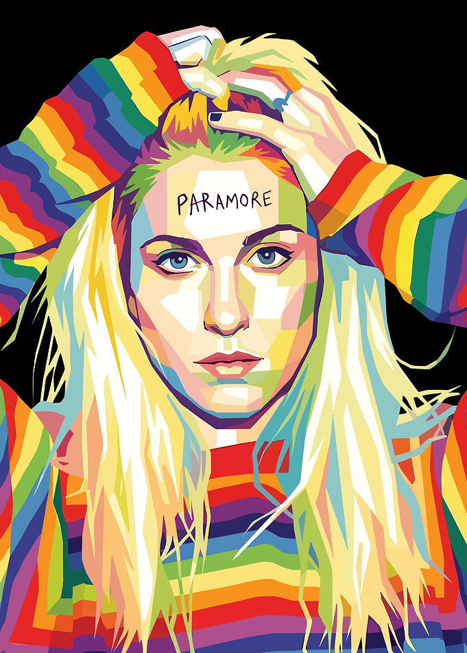 Hayley Williams Paramore Pop Art
