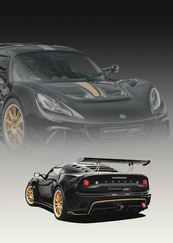 Lotus Exige 430 GT Black Gold