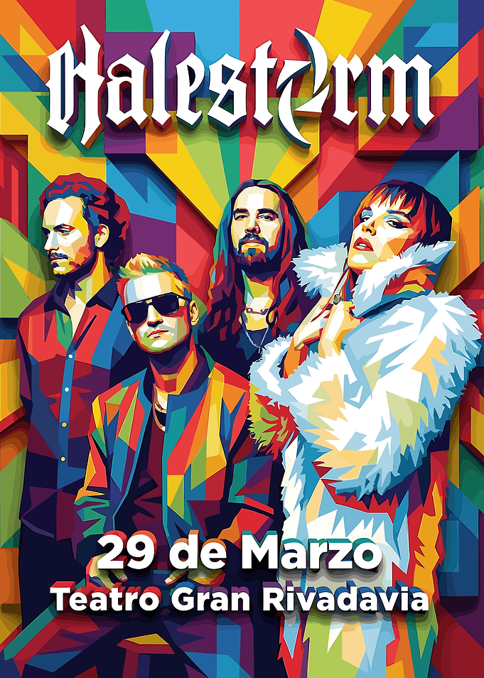 Halestorm Band Poster