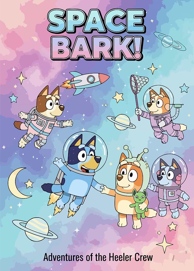 Bluey Heeler Crew in Space