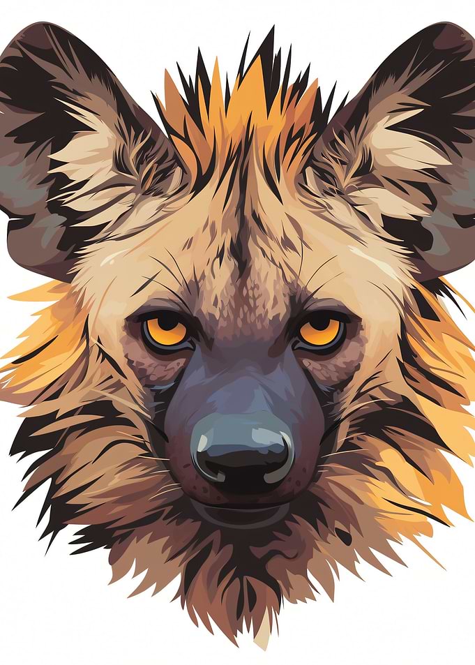 Hyena Portrait
