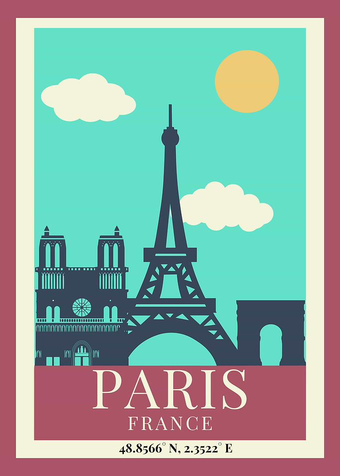 Paris Travel Poster