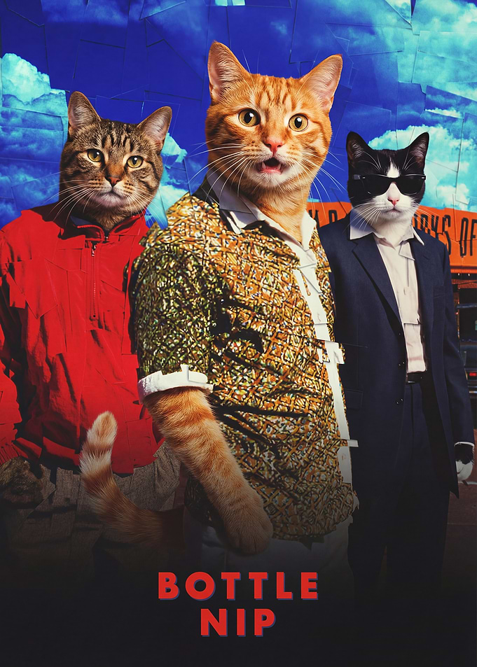 Bottle Rocket Cat Parody Movie Poster