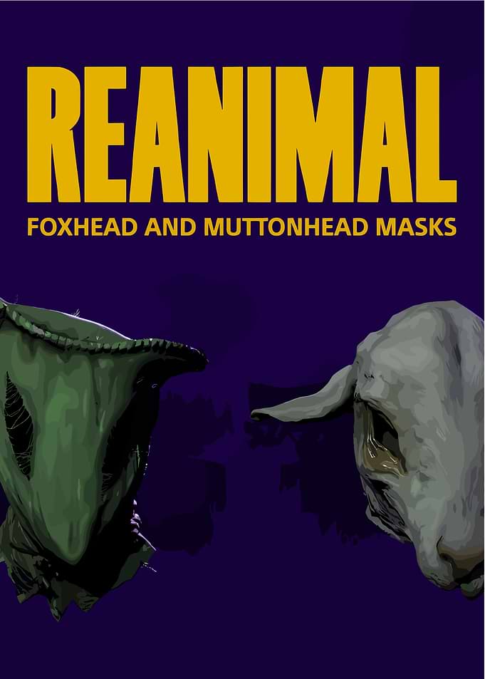 Re-Animal Foxhead and Muttonhead Masks