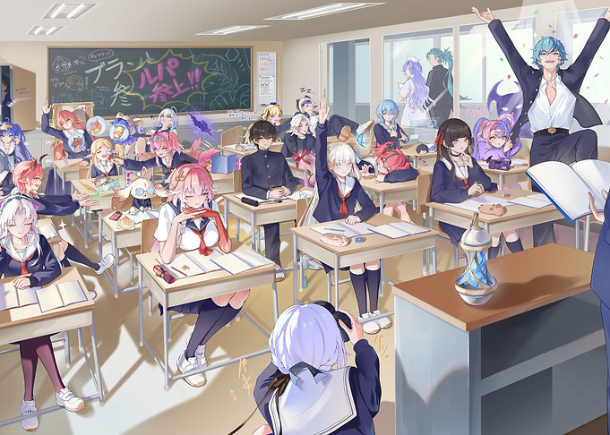 Wuthering Waves Classroom Scene