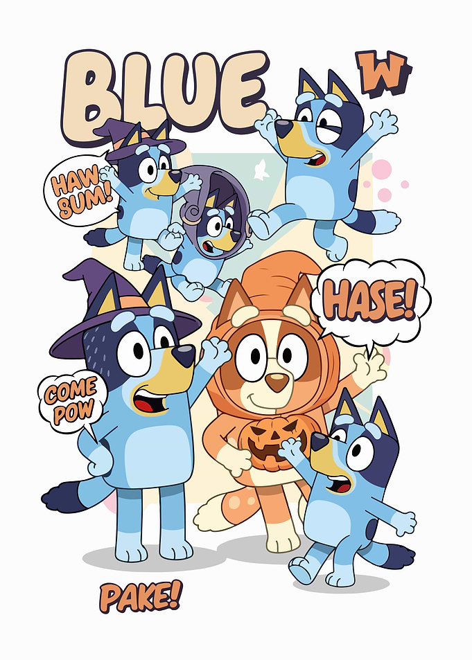 Bluey Halloween Characters