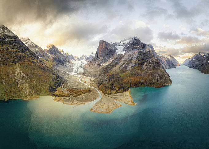 Glacial Fjord Landscape