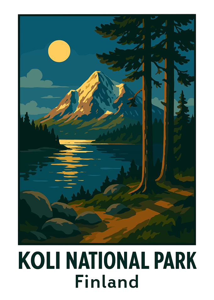 Koli National Pak Finland Landscape Travel
