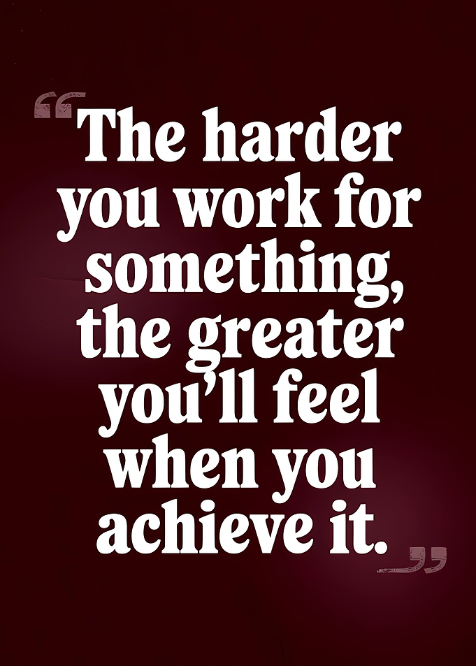 Inspirational Quote About Hard Work