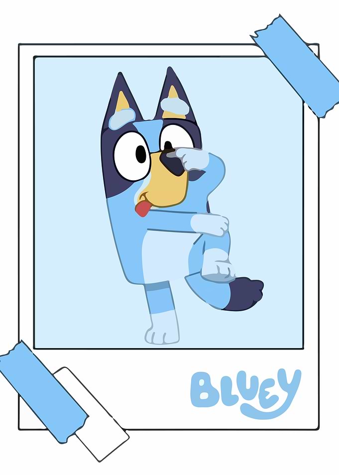 Bluey the cartoon dog