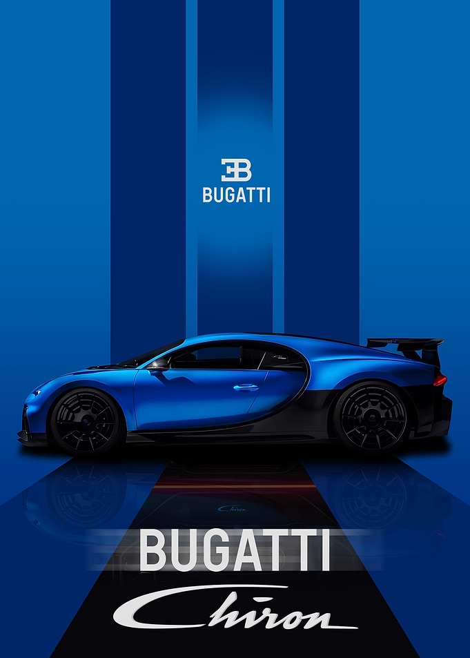 Bugatti Chiron – Blue Velocity