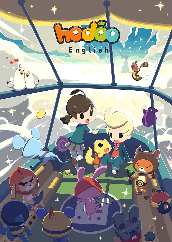 Cute Characters in a Futuristic Setting