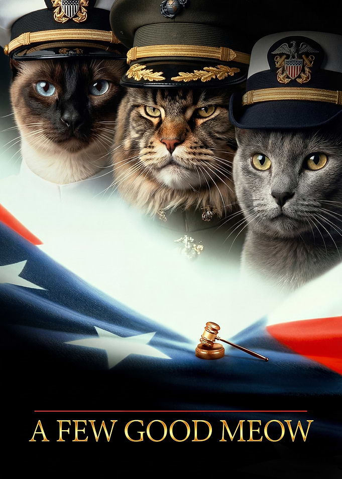 A Few Good Men Cat Parody Movie Poster