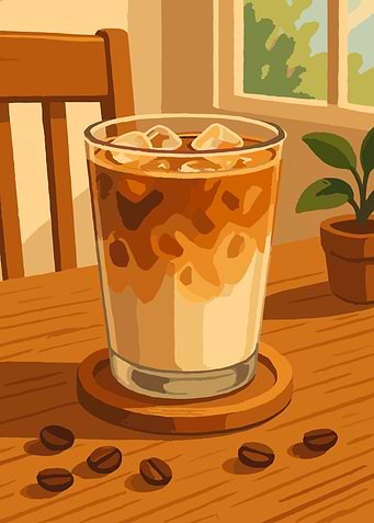 Iced Coffee Coffee Beans