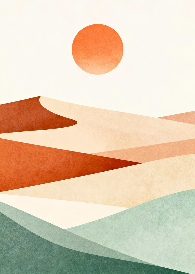 Desert Dunes at Sunset
