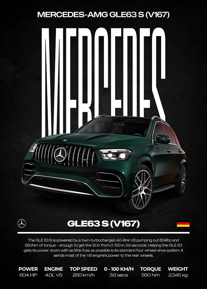Mercedes-AMG GLE63 S (V167) Poster