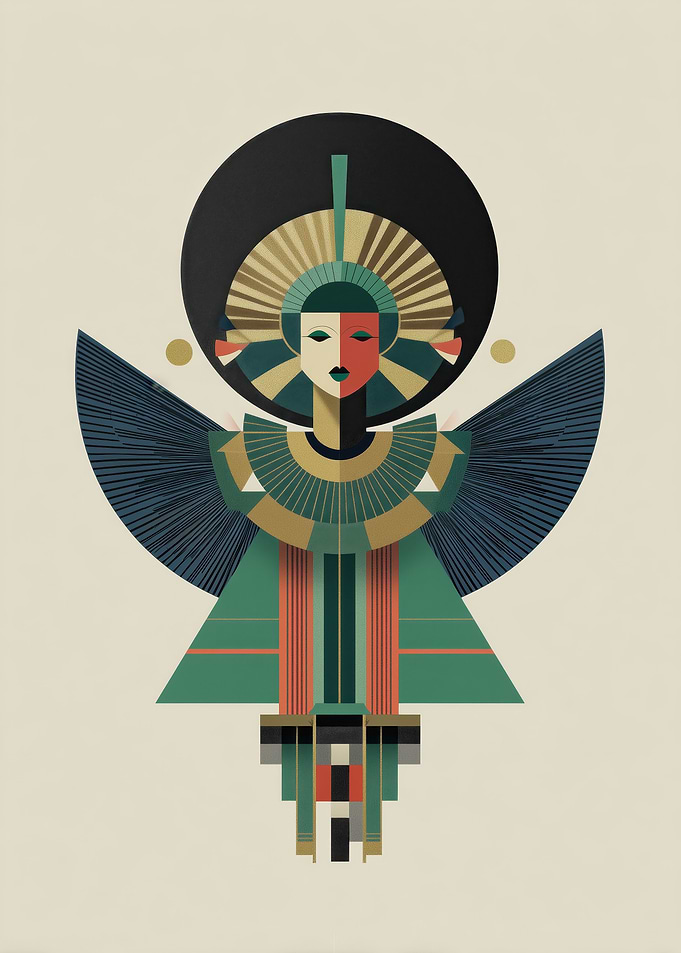 Art Deco Egyptian Figure