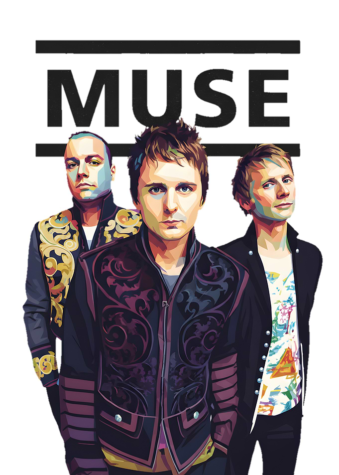 Muse Band Pop Art Portrait