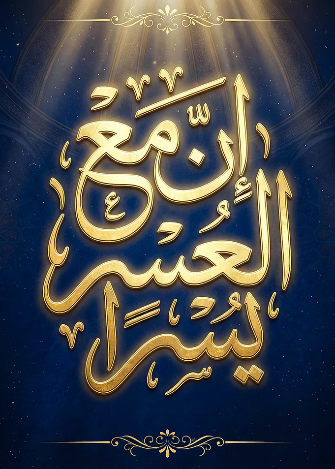 Arabic Calligraphy Wall Art with Quranic Verse