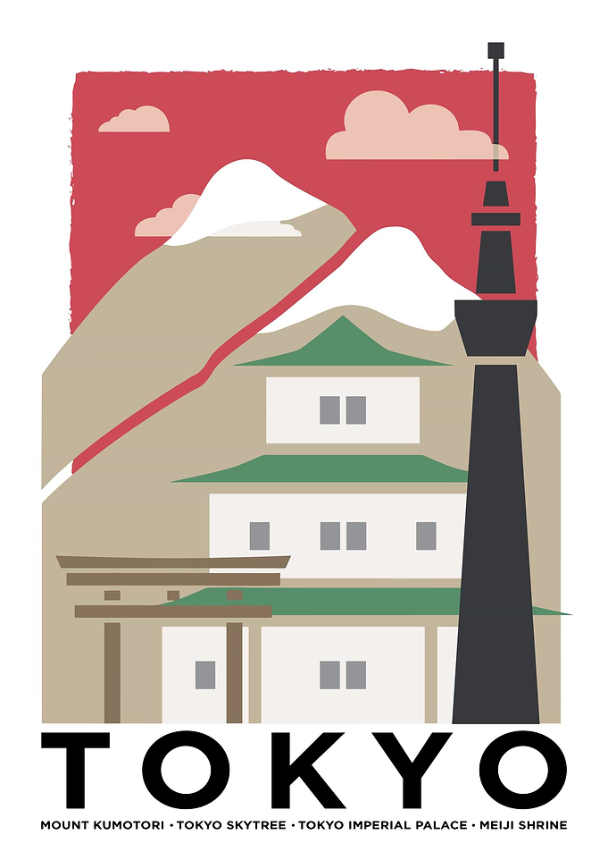 Tokyo Travel Poster