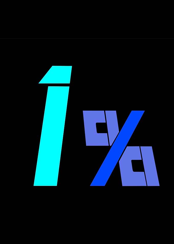 1% Text Art