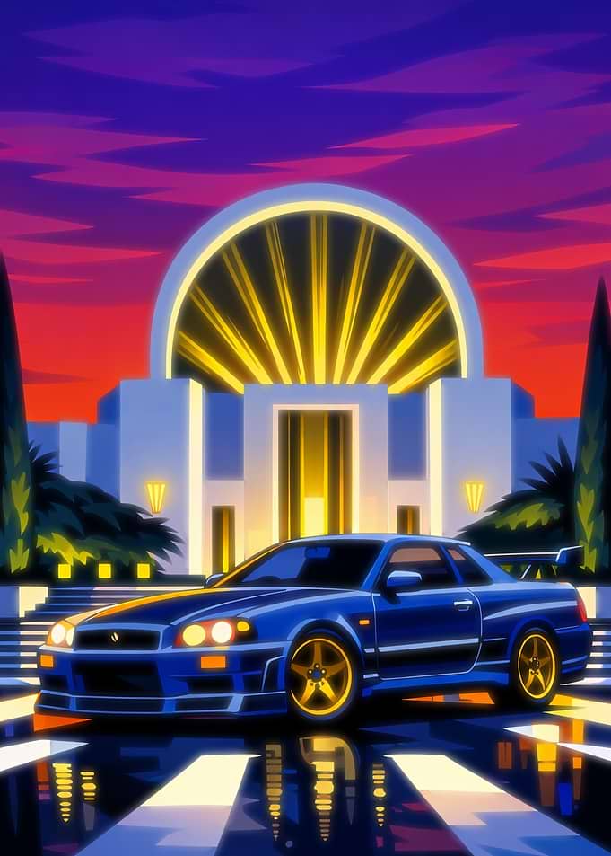 Atmospheric Bloom GTR - R34