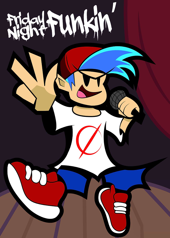 Friday Night Funkin' Character with Microphone