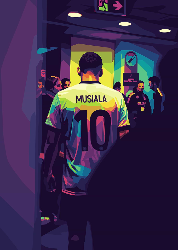 Football Player Musiala 10