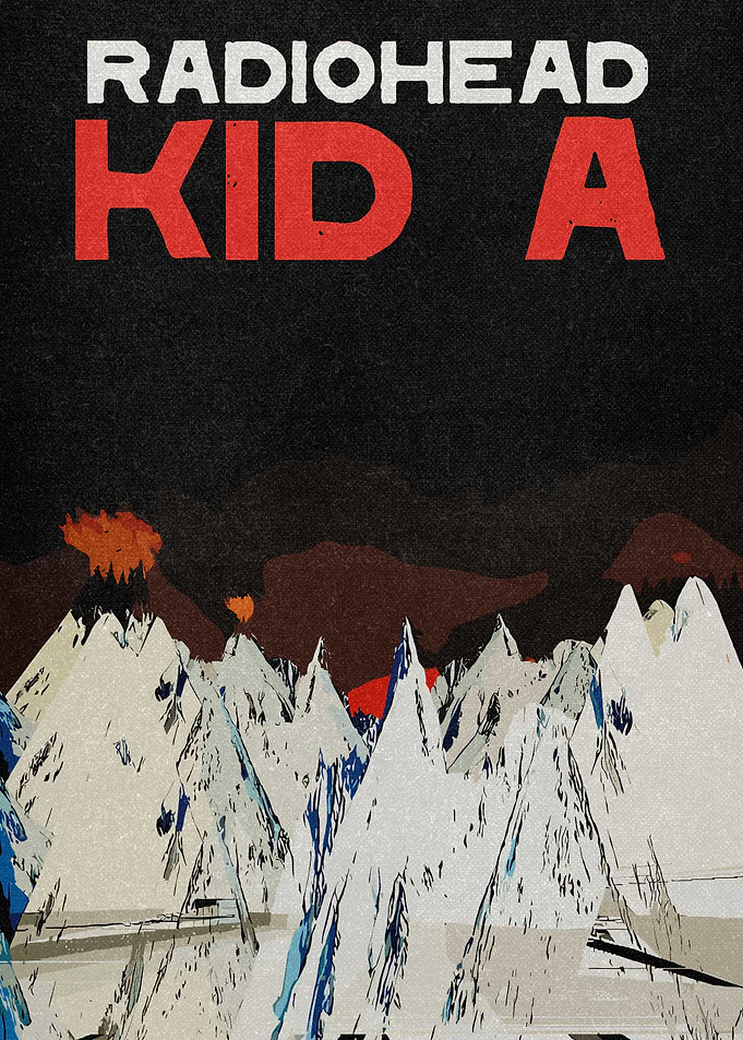 Radiohead Kid A Album Cover