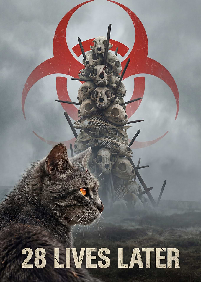 28 Years Later Cat Parody Movie Poster