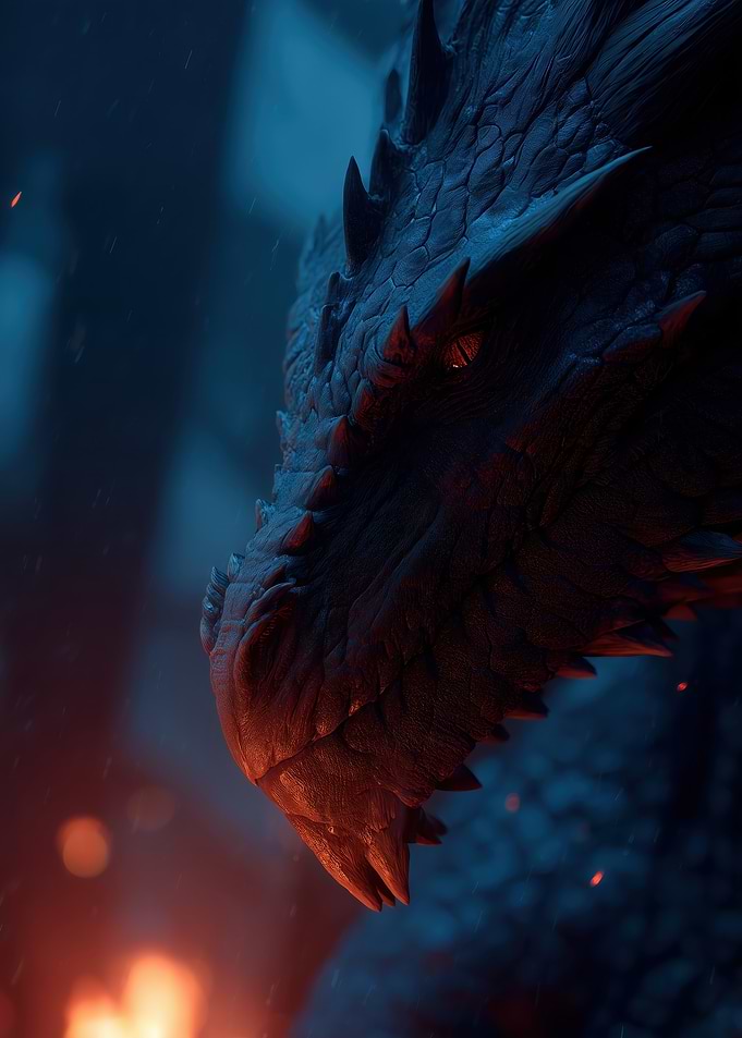 Close-up of a Dragon's Head