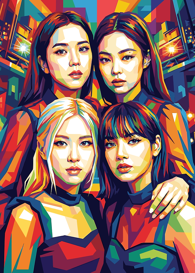 Blackpink in Pop Art