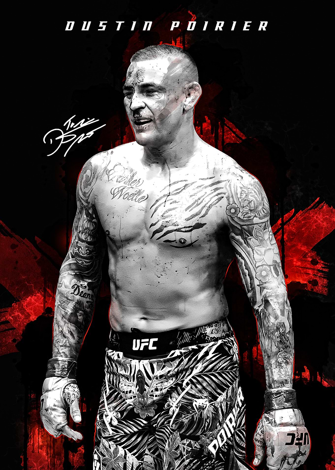 Dustin Poirier UFC Fighter Portrait