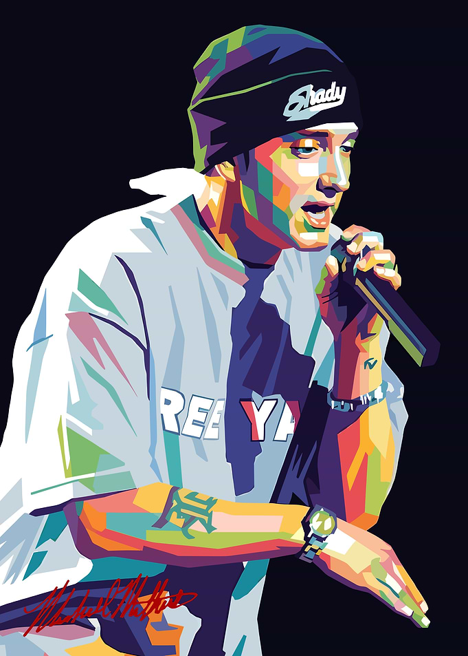 Eminem Pop Art Portrait