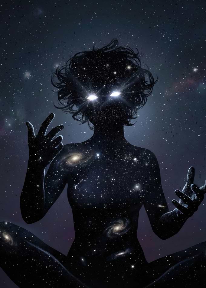 Cosmic Being Meditating