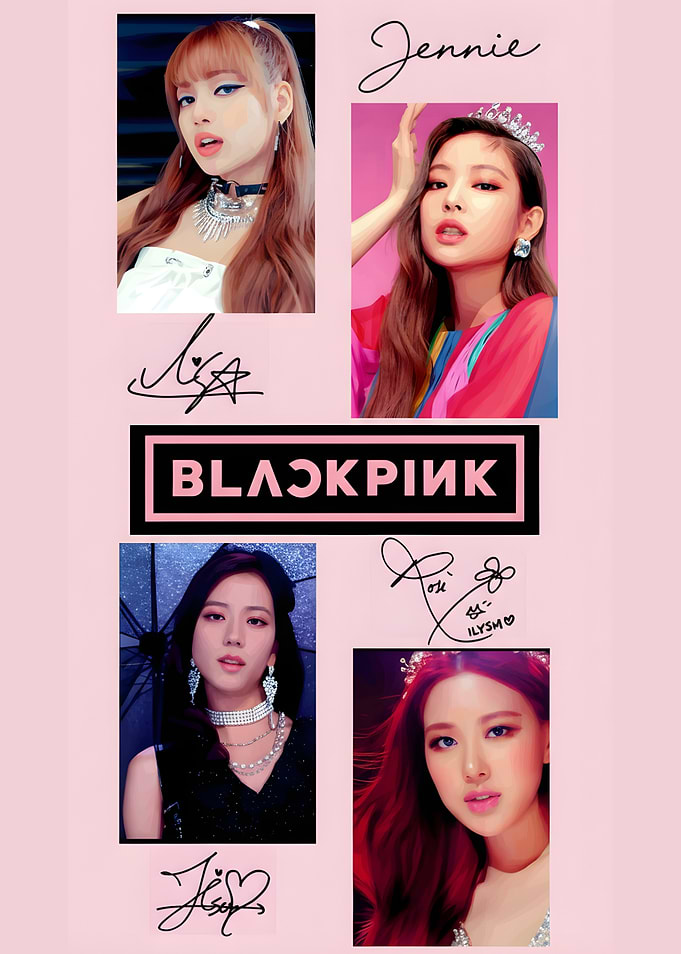 BLACKPINK Members Collage