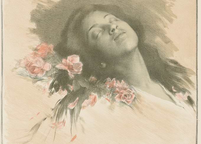 Woman with Flowers