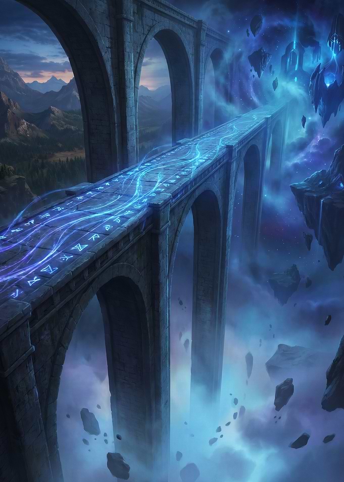 Magical Bridge in a Mystical Realm