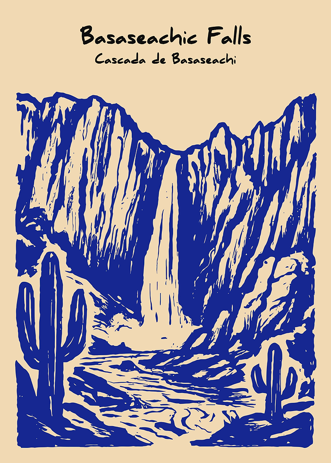 Basaseachic Falls Illustration