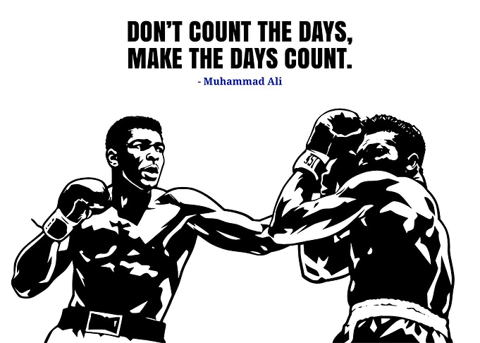 Muhammad Ali Motivational Boxing Quote