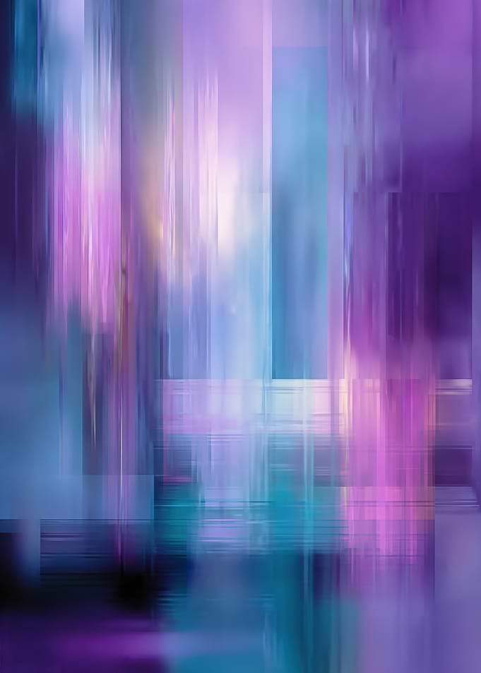 Abstract Vertical Light Streaks