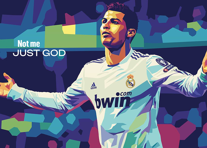 Cristiano Ronaldo Pop Art