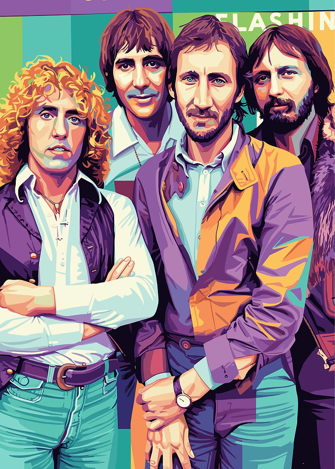 The Who Band Portrait