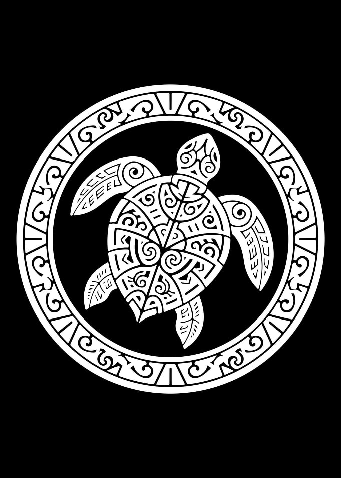 Tribal Turtle Emblem
