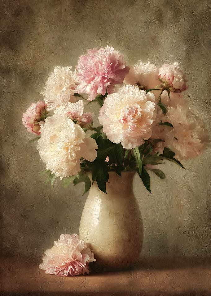 Peonies in a Vase